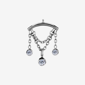 Piranha Vertical Helix 3 Round Crystals Titan Highline