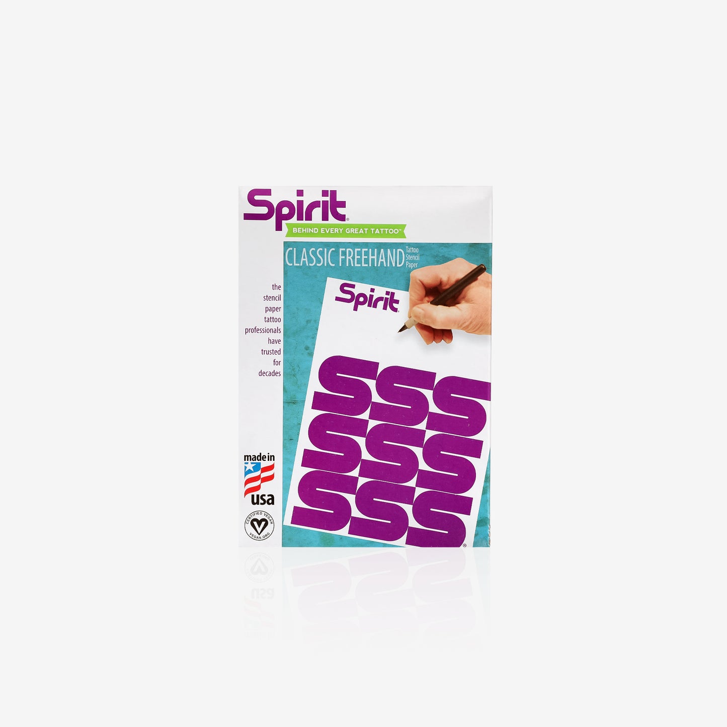 Spirit Tattoo Papier Hectographique Freehand Classic Pourpre(21,6x27,9cm) 20