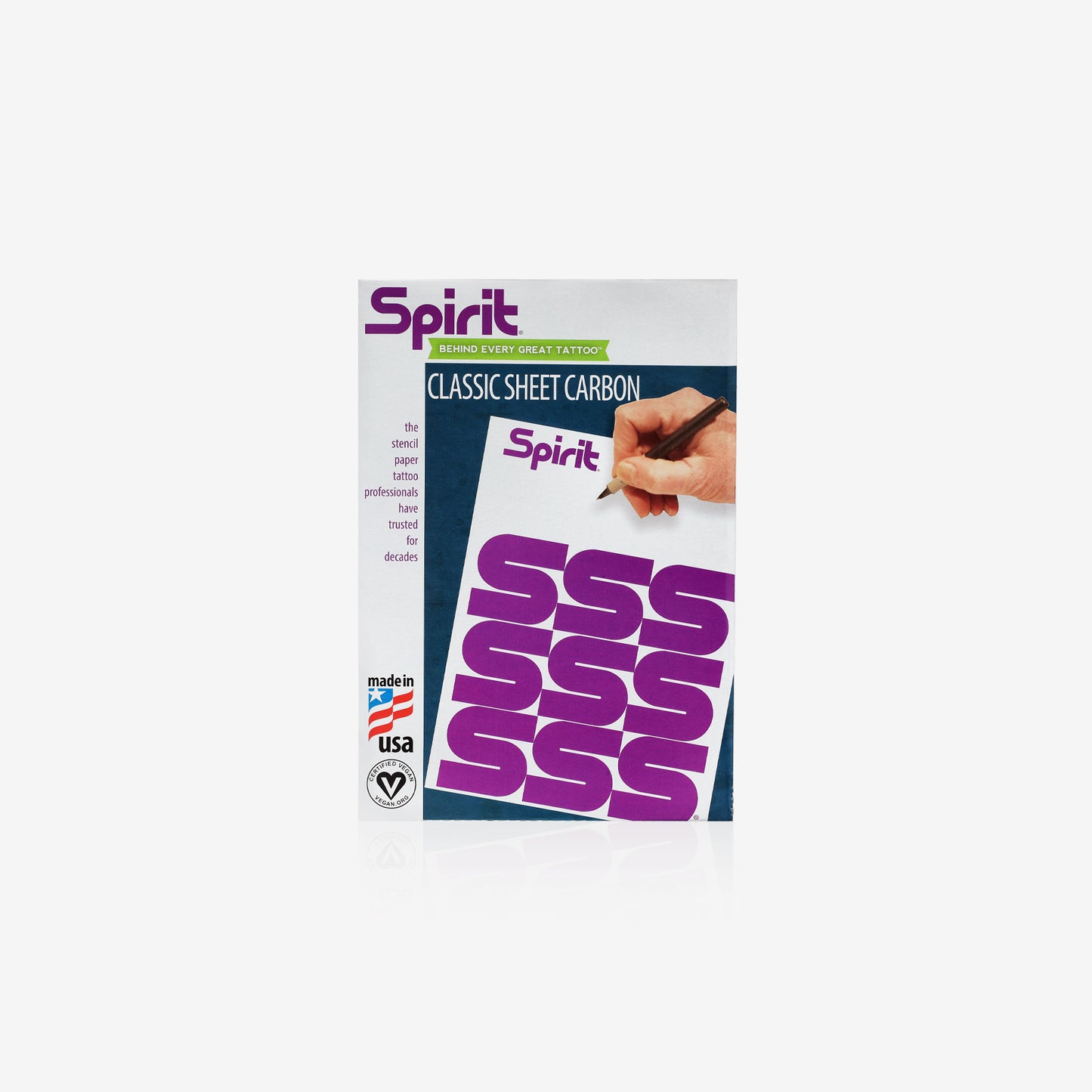 Spirit Tattoo Hectographic Paper Carbon Purple (21,6 x 27,9cm) (Pack 20)