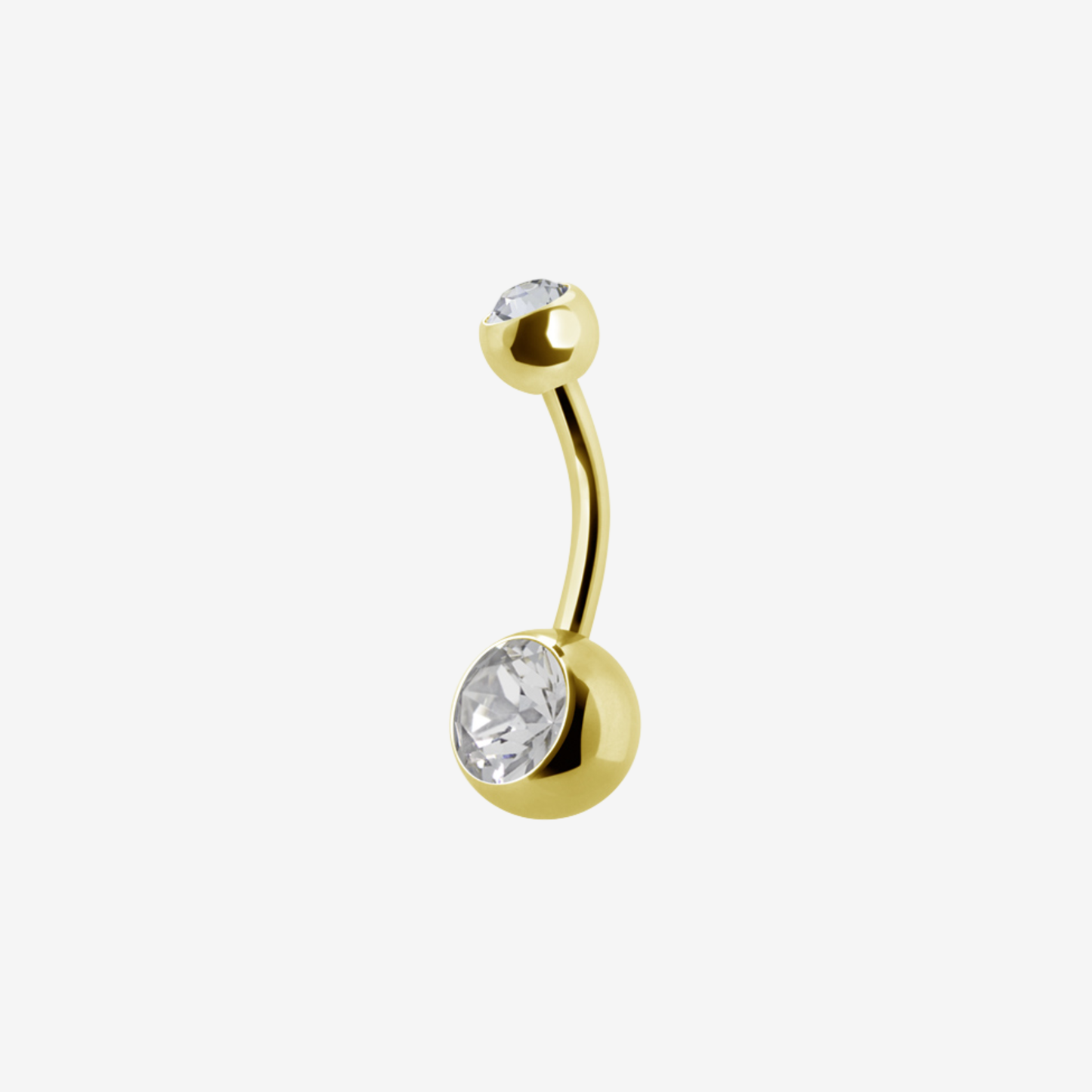 Piranha Banana Double Crystal Steel Zirconline