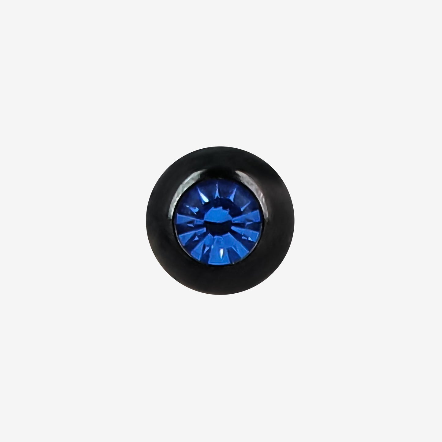 Zinova Pure Black Titanium Ball with Stone