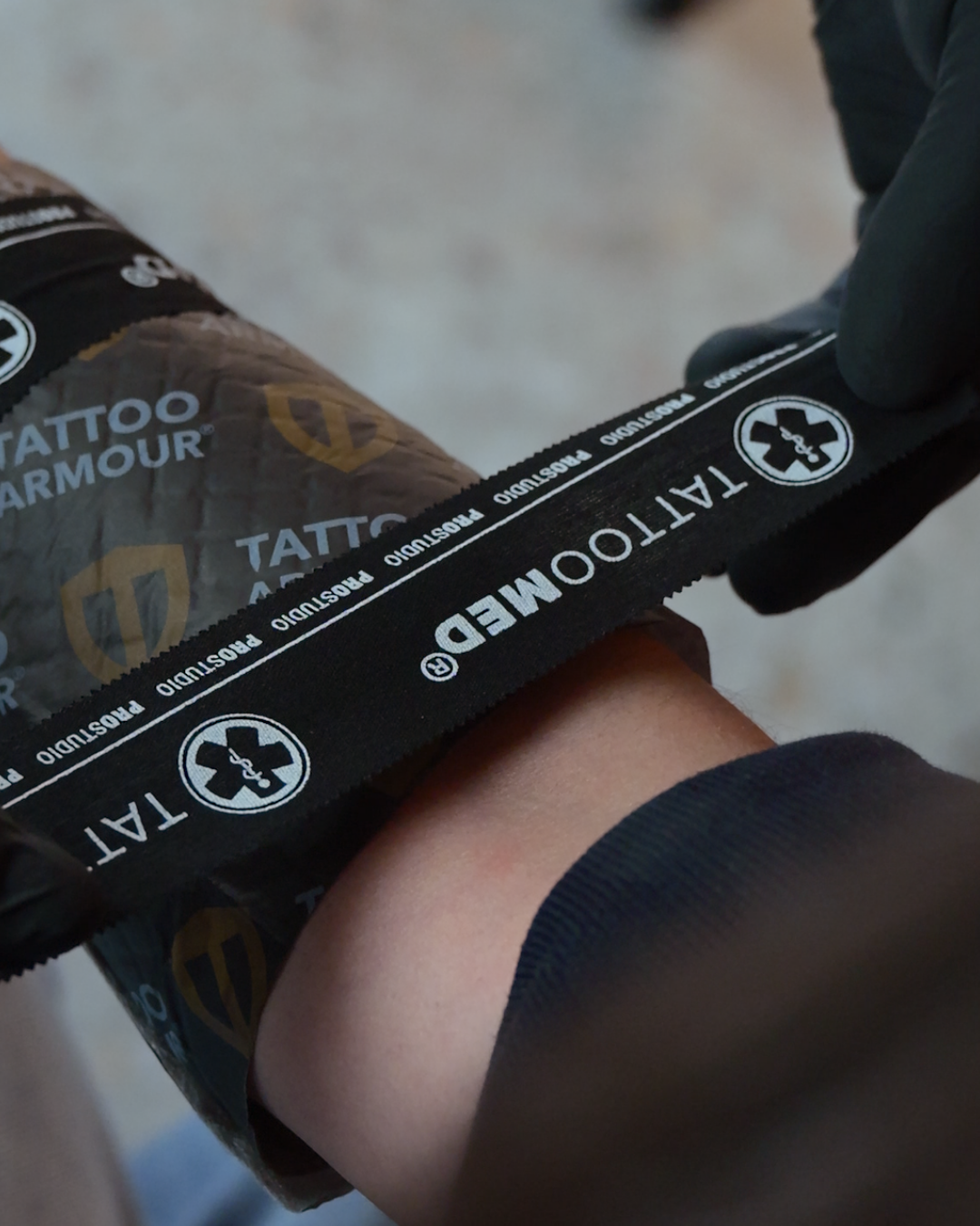 TattooMed Adhesive Roll Tape Black