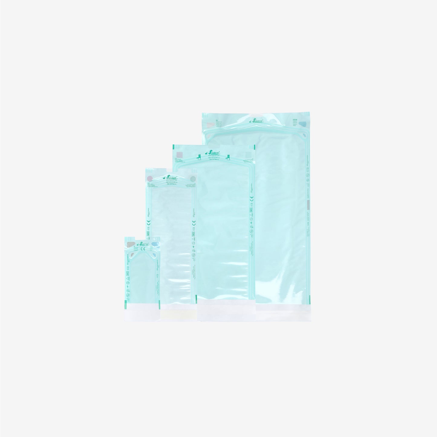 Mangas Esterilização Auto-seláveis para autoclave Sogeva 