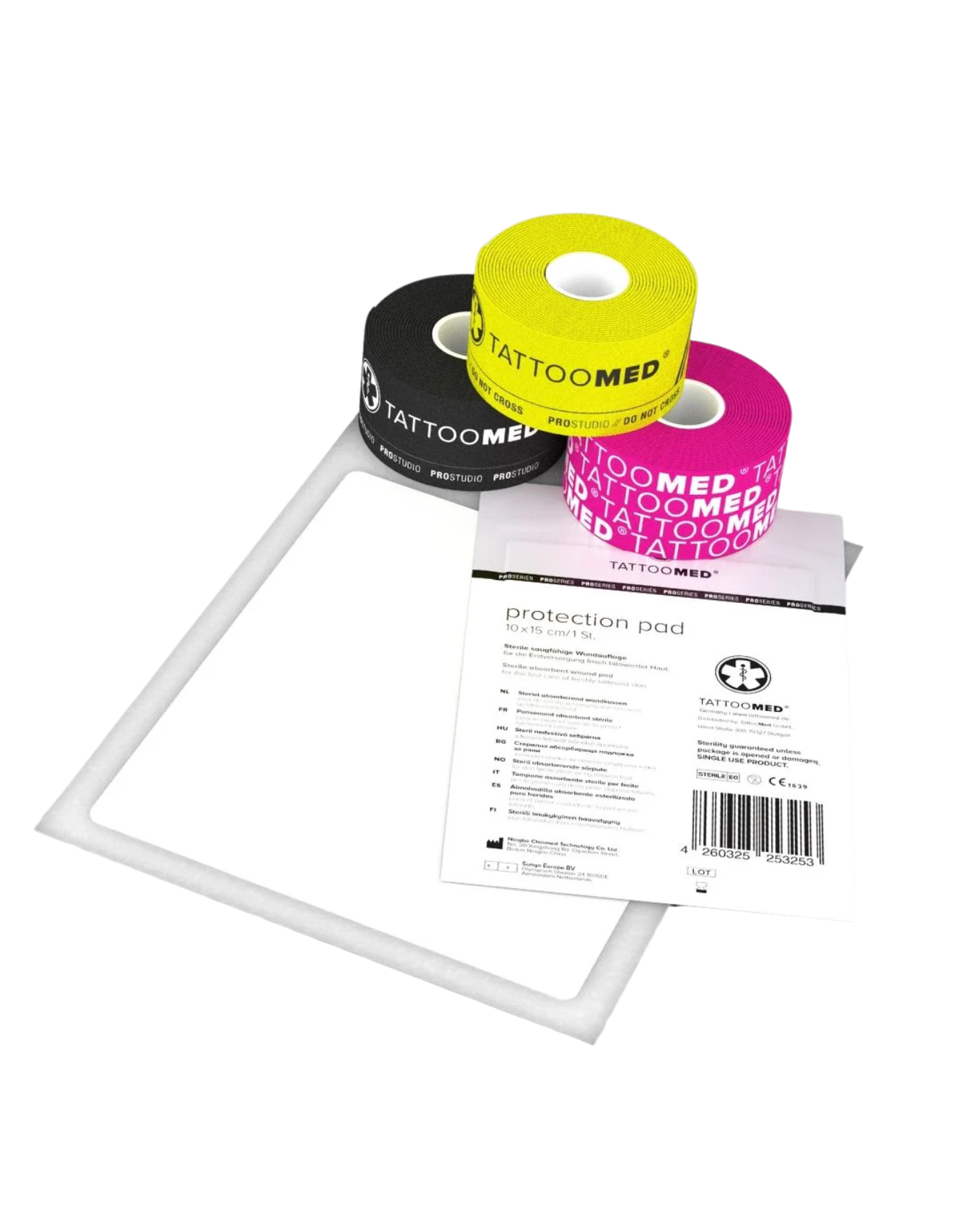 TattooMed Adhesive Roll Tape Pink