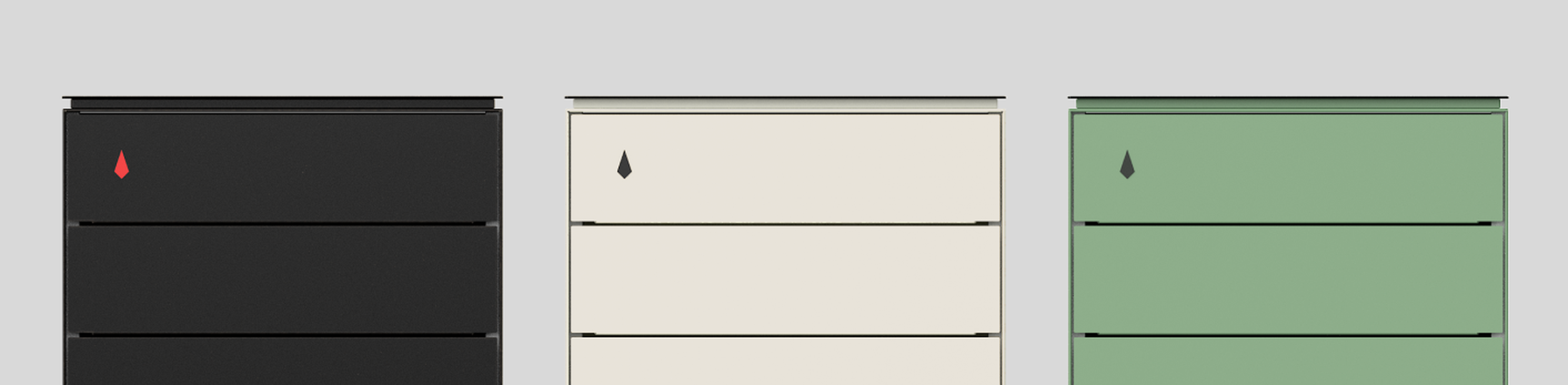 Piranha Workstation 1.0 — 3 colorways: Classic Black, Off White and Muted Green tattoo bench