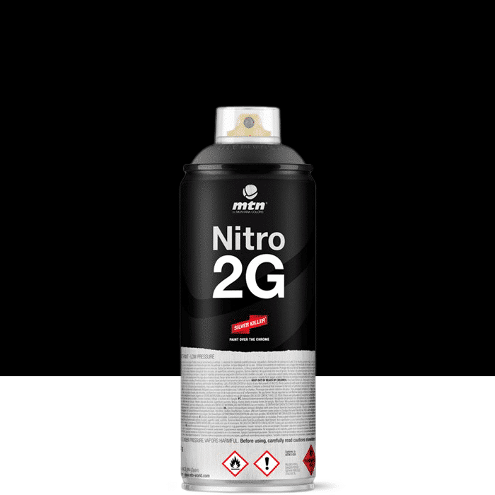 MTN Nitro 2G Colors Spray Paint - Silver Chrome
