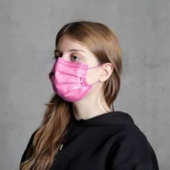 Máscara Descartável Protect Plus Type IIR Rosa